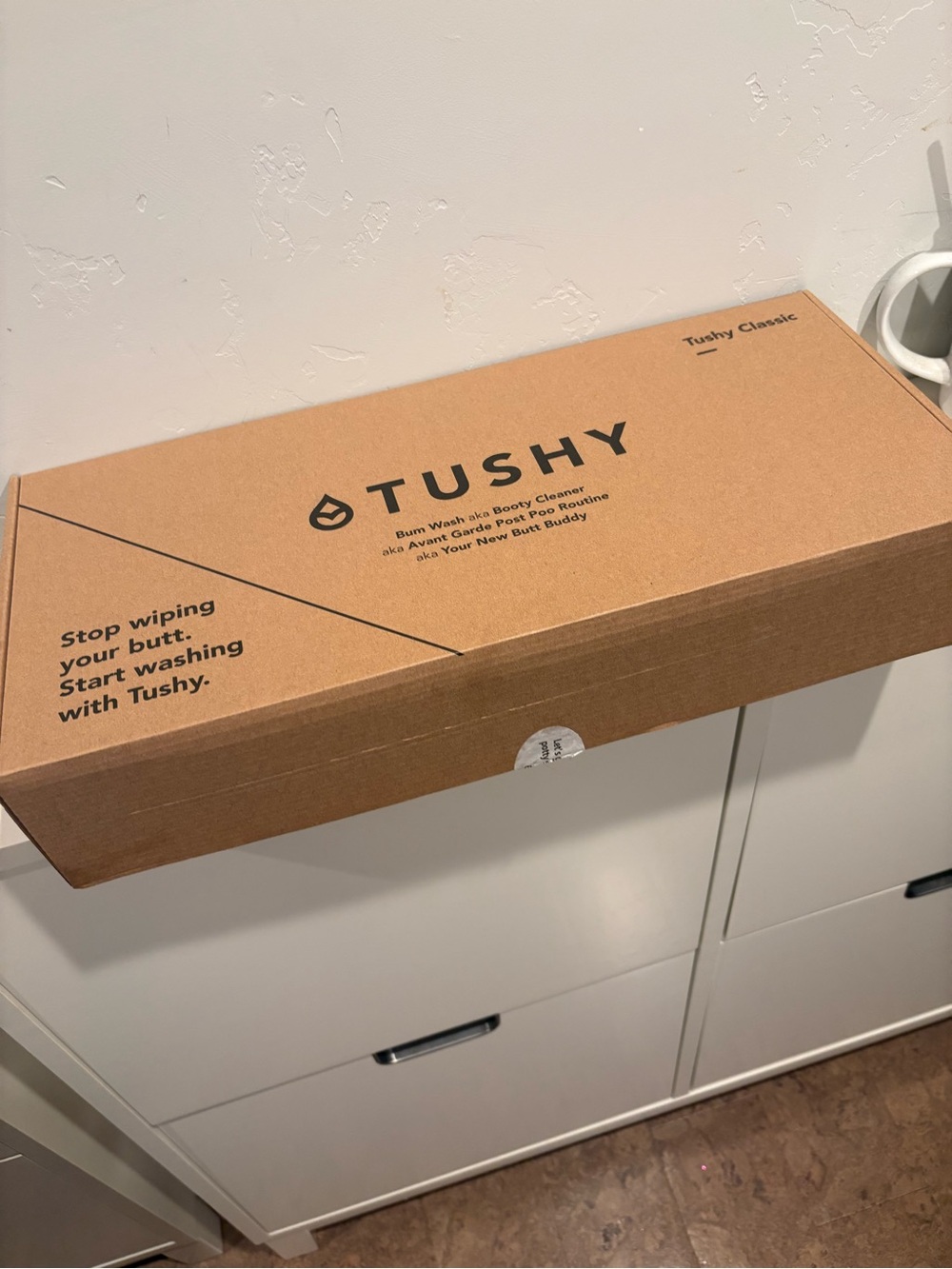 Tushy Classic Bidet Attachment in Brown -